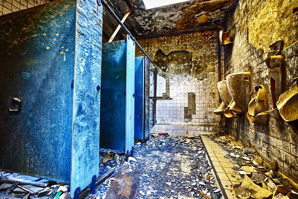 Mental Hospital Bathroom