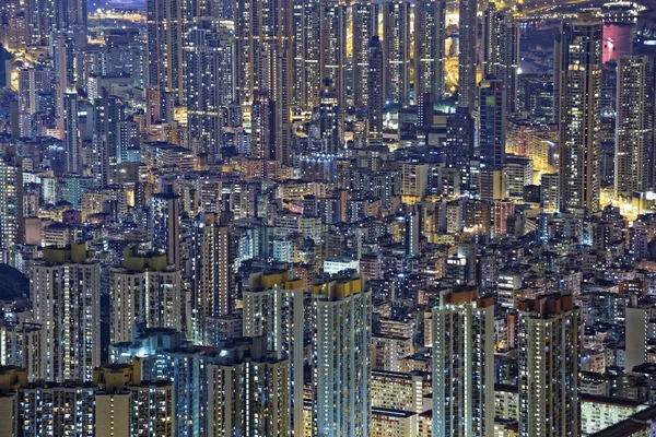 Hong Kong por la noche — Foto de Stock