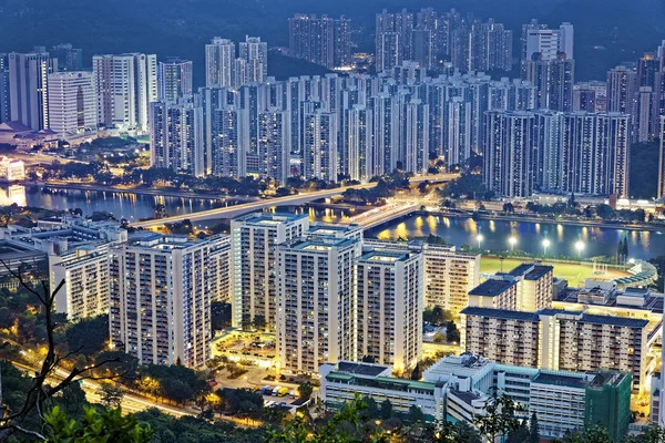 Noite de Hong Kong — Fotografia de Stock