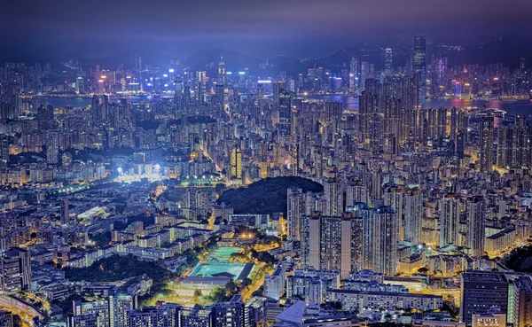 Paisaje urbano de Hong Kong — Foto de Stock