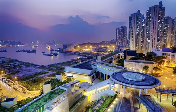 Hong Hong Vista della città — Foto Stock