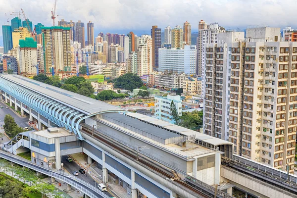 Hong Kong міського центру міста — стокове фото