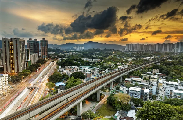 Hong Kong městského centra — Stock fotografie