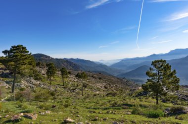 Sierra Cazorla Sıradağları üzerinde görünümü