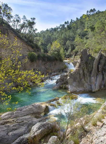 Rivier Borosa Trail wandelen in de Sierra Cazorla bergketen — Stockfoto