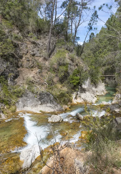 Řeka Borosa pěší stezka v pohoří Sierra Cazorla — Stock fotografie