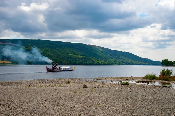 Old Cruise Boat Lake Coniston Lake District Combria England Storbritannien — Stockfoto