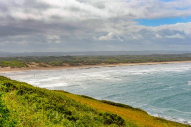 Saunton Sands Sahili, Braunton Köyü yakınlarında, Kuzey Devon, Güney Batı, İngiltere, İngiltere