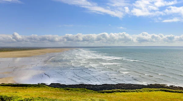 Saunton Sands Sahili, Braunton Köyü yakınlarında, Kuzey Devon, Güney Batı, İngiltere, İngiltere