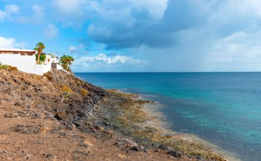 El Golfo yakınlarında, Lanzarote 'nin batı kıyısında, Kanarya Adaları, İspanya