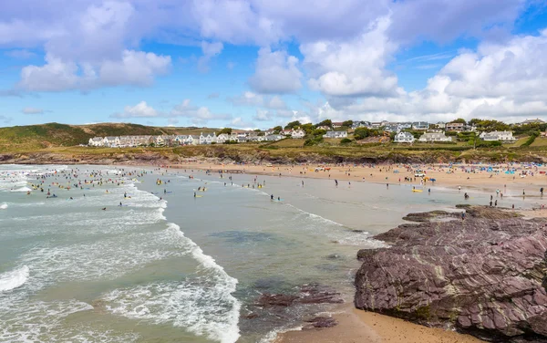 Strand von Polzeath — Stockfoto