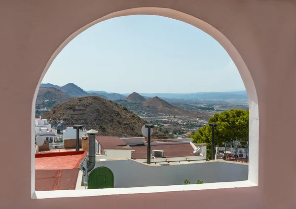 Pohled z vesnice Mojacar — Stock fotografie