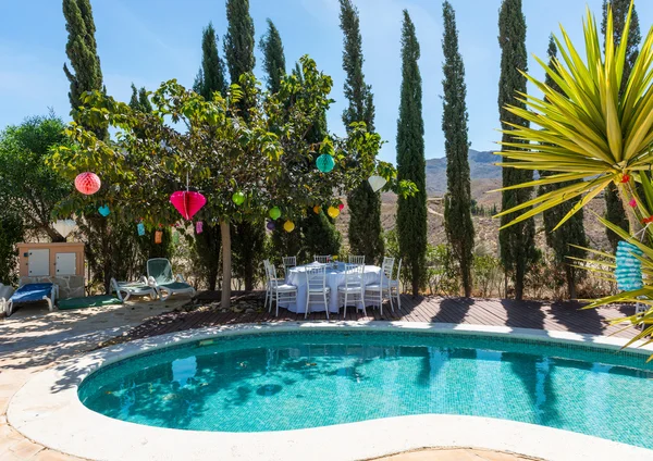 View of villa used for a wedding near Mojacar Village — Stock Photo, Image