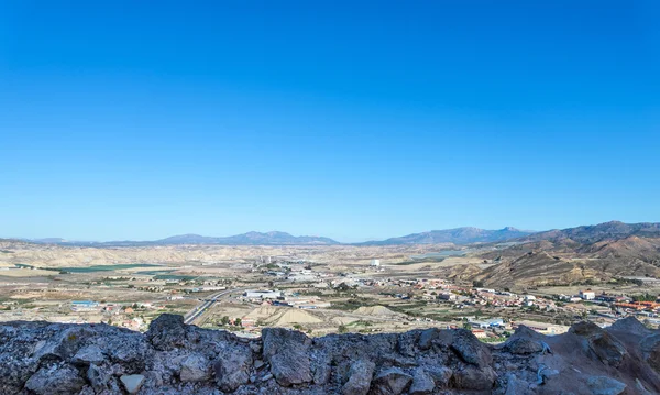 View north from Lorca Castle — Stock Photo, Image