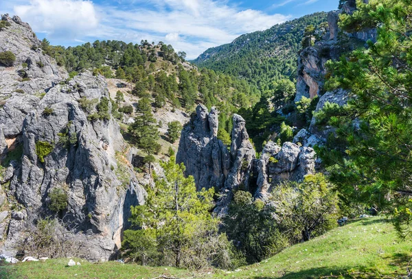 Weergave in de bergen van Cazorla — Stockfoto