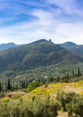 La Irvela Kalesi, Cazorla kasaba üzerinden görünüm