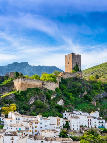 Vista sobre o Castelo de Yedra, Cazorla Imagens De Bancos De Imagens Sem Royalties