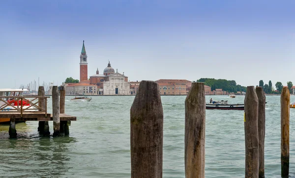 View from St. Marks Square towards the Island of San Giorgio Maggiore — Stock Photo, Image
