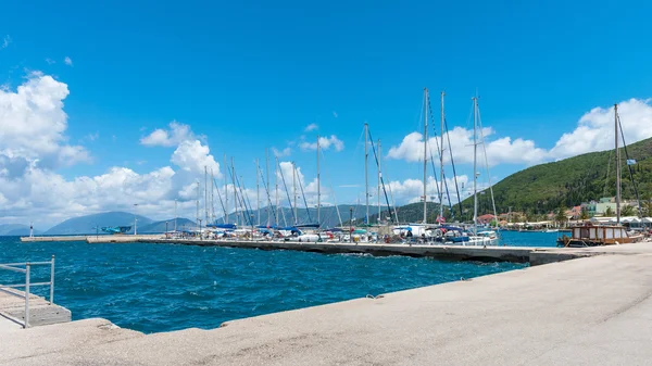 Sami stad en haven — Stockfoto