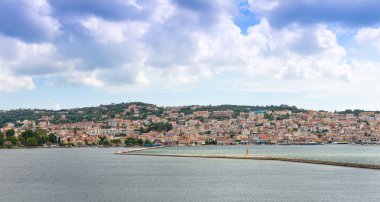 Argostoli şehrin görünümü
