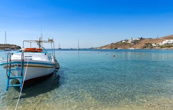 Пляж на острове Миконос — стоковое фото