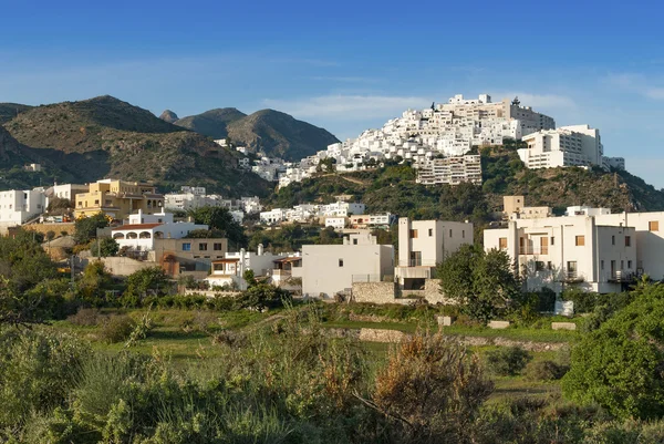 Mojacar Valkoinen kylä — kuvapankkivalokuva