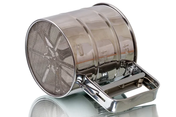 Mug with a mechanical sieve — Stock Photo, Image