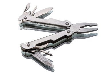 Beyaz bir çok işlevli araç 