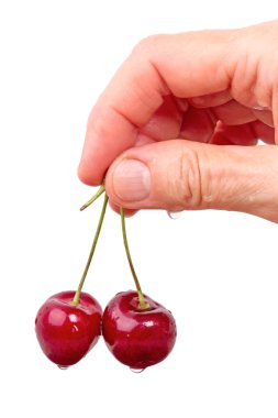 Elinde iki kiraz