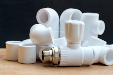 Polipropilen parçalar sıhhi tesisat için