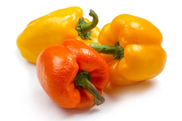 Three sweet peppers — Stock Photo, Image