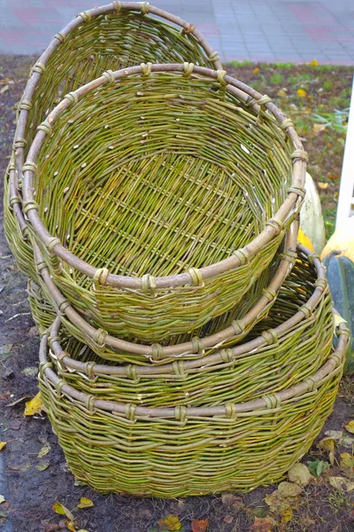 Cestas de mimbre — Foto de Stock