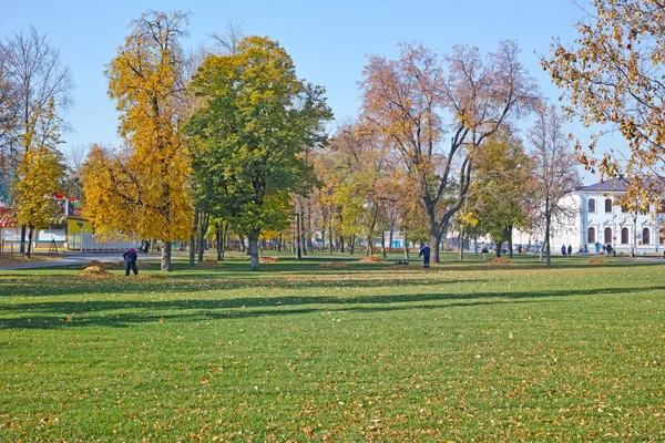 Herfst stadspark — Stockfoto