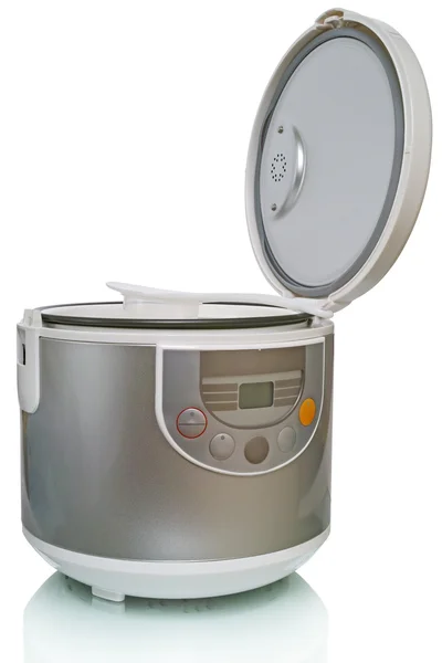 Multicooker 흰색 절연 — 스톡 사진
