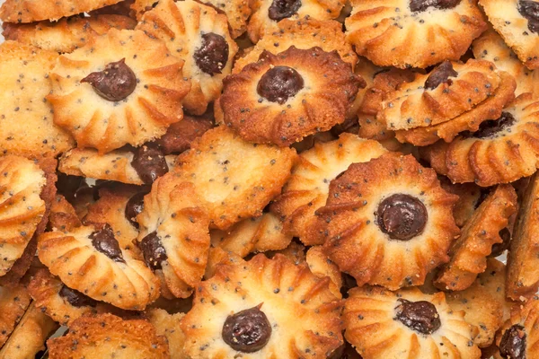Пісочне печиво з маком — стокове фото