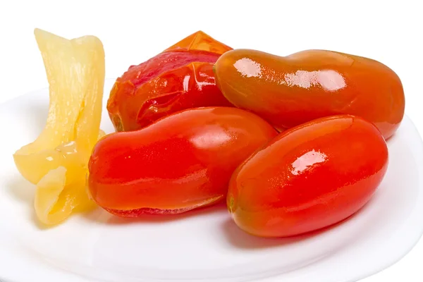 Ingemaakte tomaten — Stockfoto