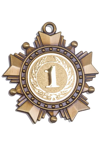 Медаль "За первое место" — стоковое фото