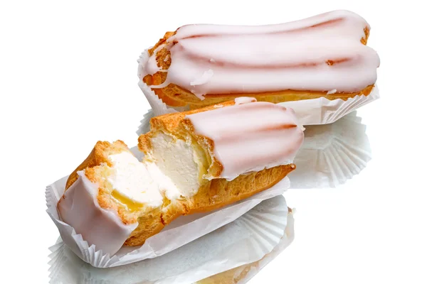 Eclair-Kuchen — Stockfoto