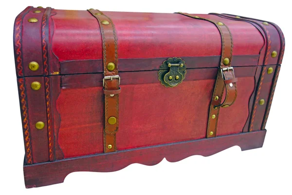 Big red chest — Stock Photo, Image