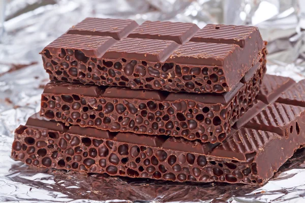 Aerated chocolate — Stock Photo, Image