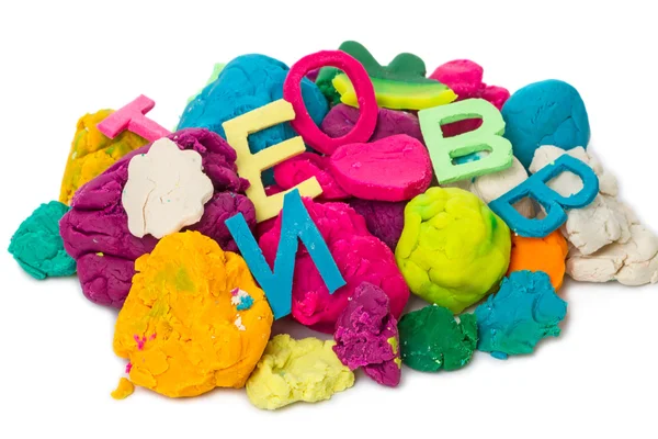 Pile of waste clay — Stock Photo, Image