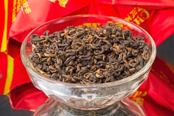 Dianhong κινέζικα μαύρο τσάι — Φωτογραφία Αρχείου