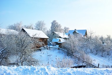 Kış kırsal arazisi