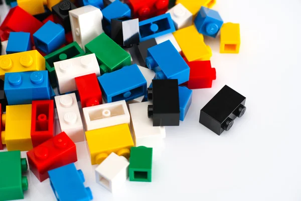 Багатобарвної Lego блоків — стокове фото