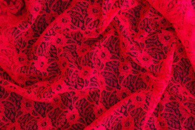 Kırmızı dantel arka plan