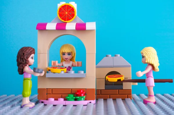 LEGO Friends pizzeria — Stockfoto
