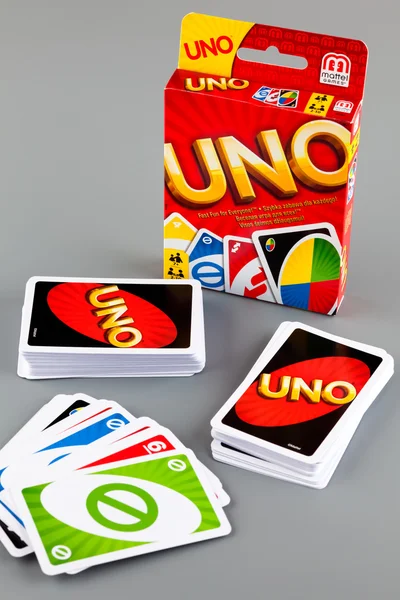 Uno gamekaarten — Stockfoto