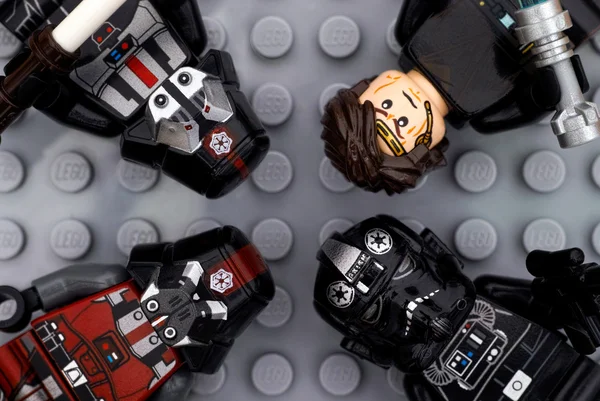 Vier Lego Star Wars Figuren — Stockfoto