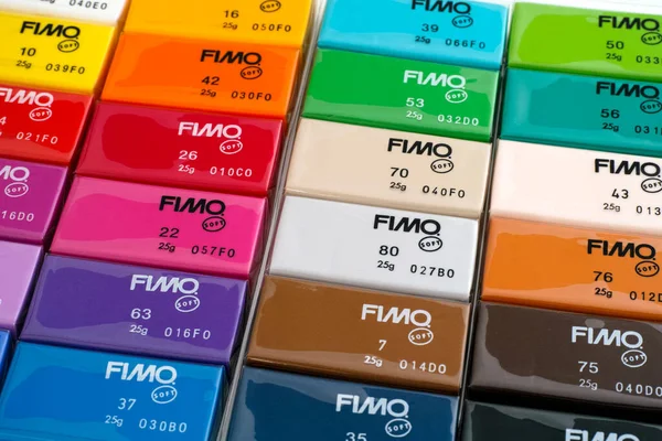 Tambov Ρωσία Νοεμβρίου 2020 Colour Fimo Soft Modelling Clay Blocks — Φωτογραφία Αρχείου