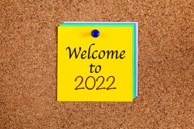 Sarı nota, 2022 'ye hoş geldiniz..